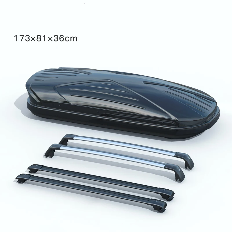 2024 New Design Auto Car Roof Box Accessories Cargo Luggage Roof Big Storage Travel Box ABS Large Capacity Car Roof Rack Box