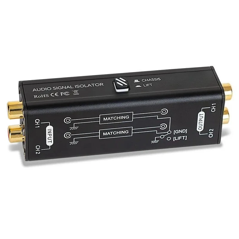 for Passive Audio Signal Isolator for Conference Room Recording Studio Current Noise Elimination High Fidelity Isolator