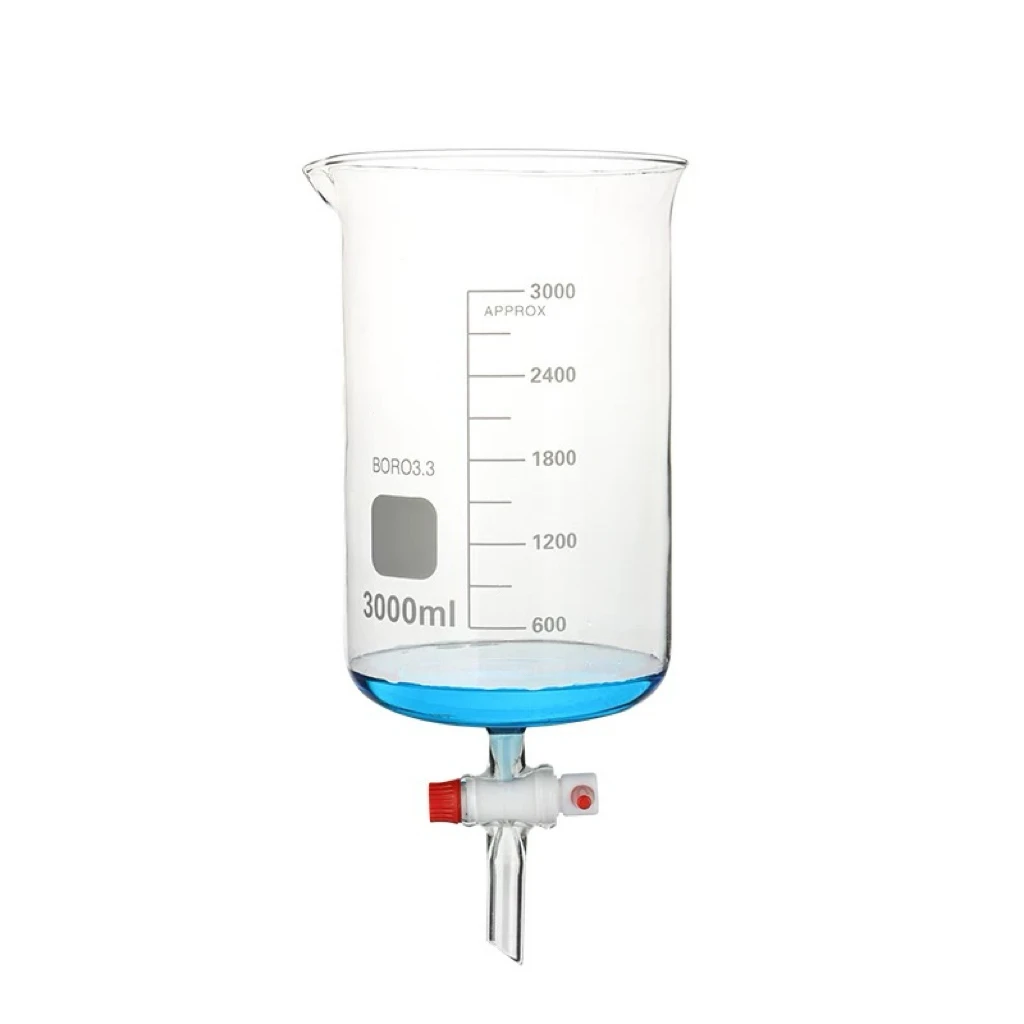 500/1000/2000/3000/5000mL High Borosilicate Transparent Low-Type Glass Beaker With Tetrafluoro Piston Vacuum Pump