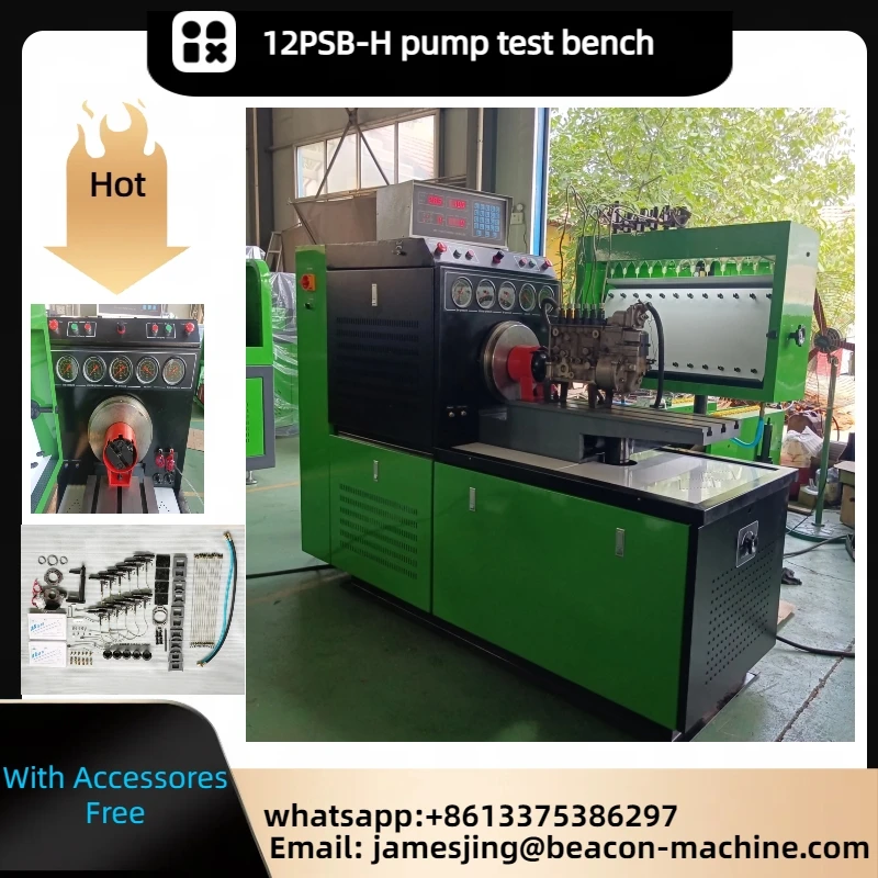 Beacon Auto Engine Systems Diesel Fuel Injection Pump Test Machine 12psb-H With 12 Cylinders Diesel Pump Test Stand With 3 Slots