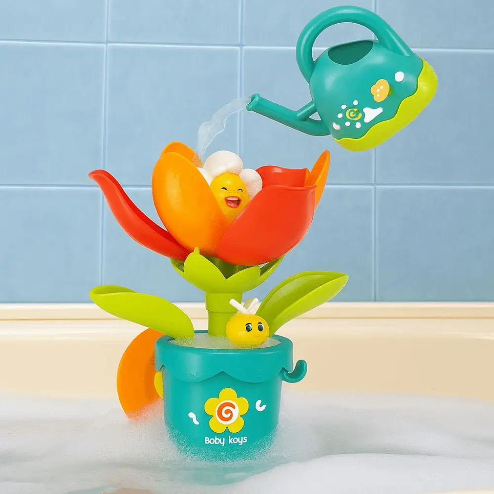 Zuignap Water geven Bloemen Badspeelgoed Buiten Universeel Zintuiglijk spelen Badspeelgoed voor kinderen en peuters Educatief ABS