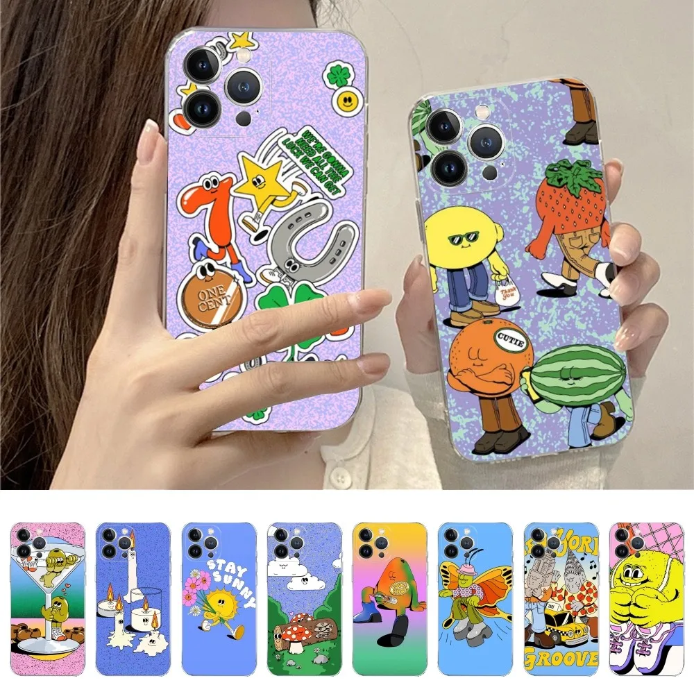 Lauren Martin Art Phone Case For IPhone 15 14 11 12 13 Mini Pro XS Max Cover 6 7 8 Plus X XR SE 2020 Funda Shell