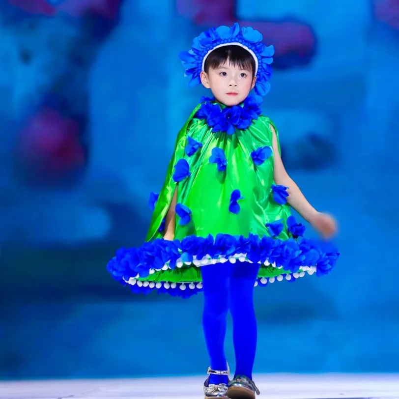 

Luxury Princess Vintage One-piece Wedding Party Graduation Children Kids Clothes For Young Girls Dresses A4980 Vestidos