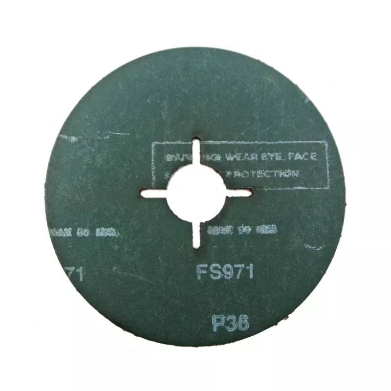 SATC 5 Inch Strong Vulcanized Backing Hot Selling Red Ceramic Fiber Disc Abrasive for Sanding Polishing OEM/ OBM Supported