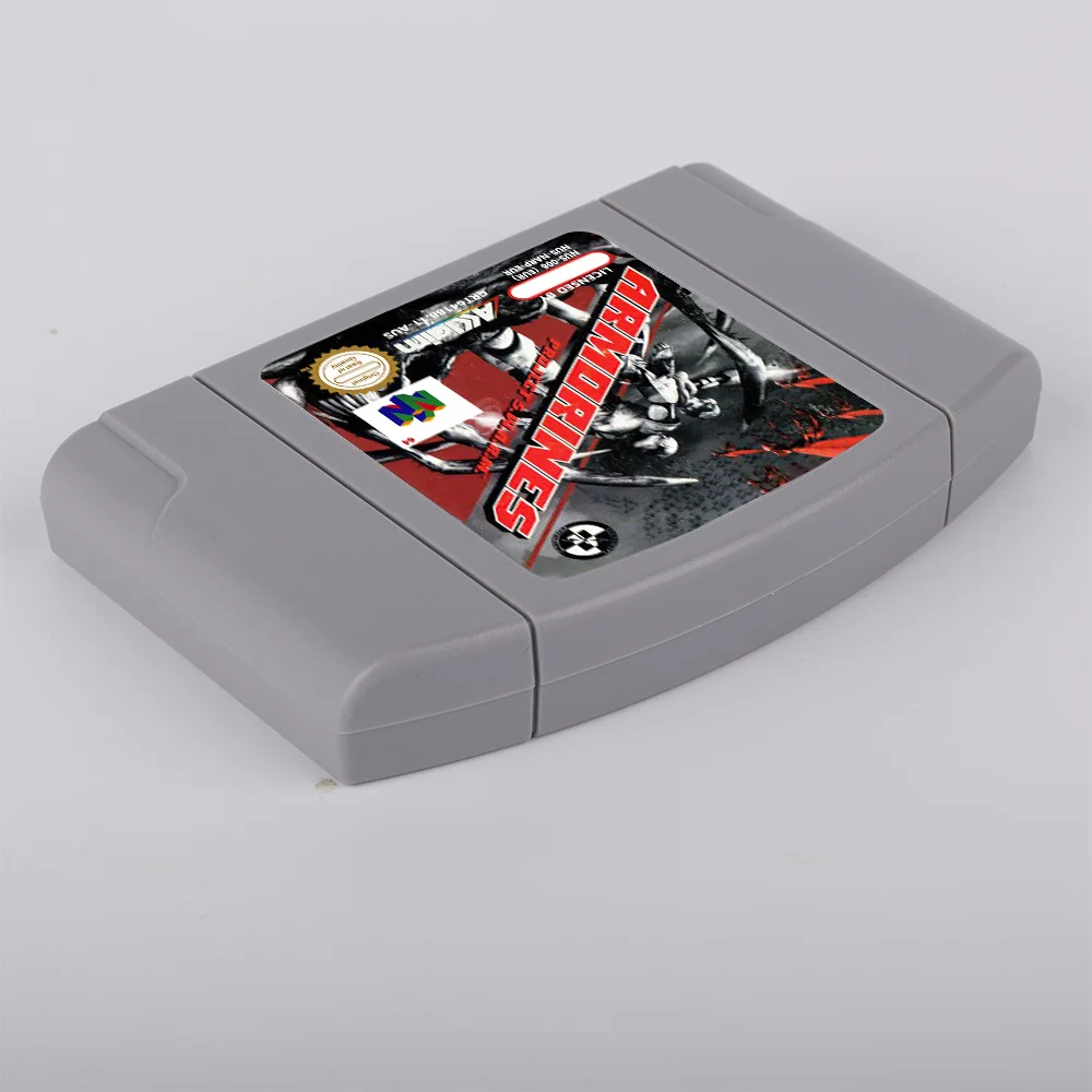 Armorines - Project S.W.A.R.M. 64 Bit Game Cartridge USA NTSC version or EUR PAL version For N64 Consoles