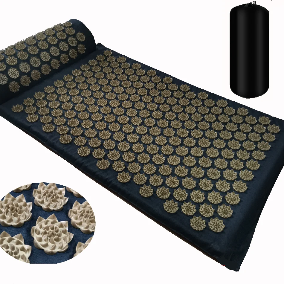 Massager Mat Shakti Mat Massage Yoga Mat Acupressure Relieve Stress Back Body Pain Spike Mat Acupuncture Massage Cushion