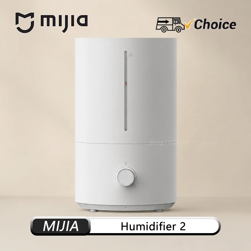 new-mijia-humidifier-2-300ml-h-humidification-4l-large-capacity-mist-maker-add-water-home-humidity-control-low-sound