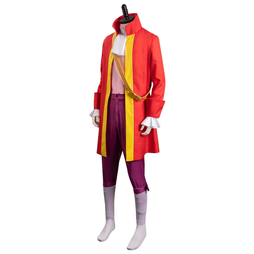 Captain Hook Cosplay Men Costume Cartoon Movie Peter Cosplay Pan Roleplay Fantasia Outfits Man Halloween Carnival Party Clothes