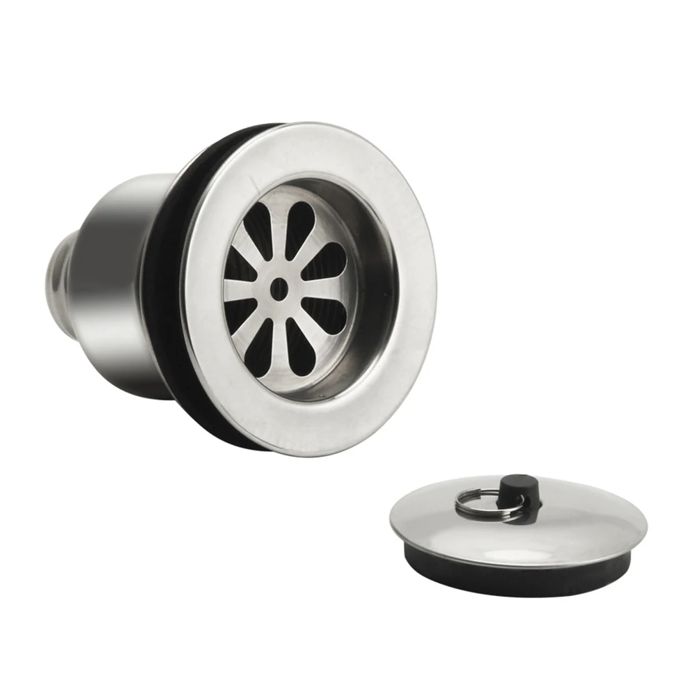 Drain Filter for Mop Sink Basin with Stainless Steel Build and Optimized Design for Efficient Drainage and Control