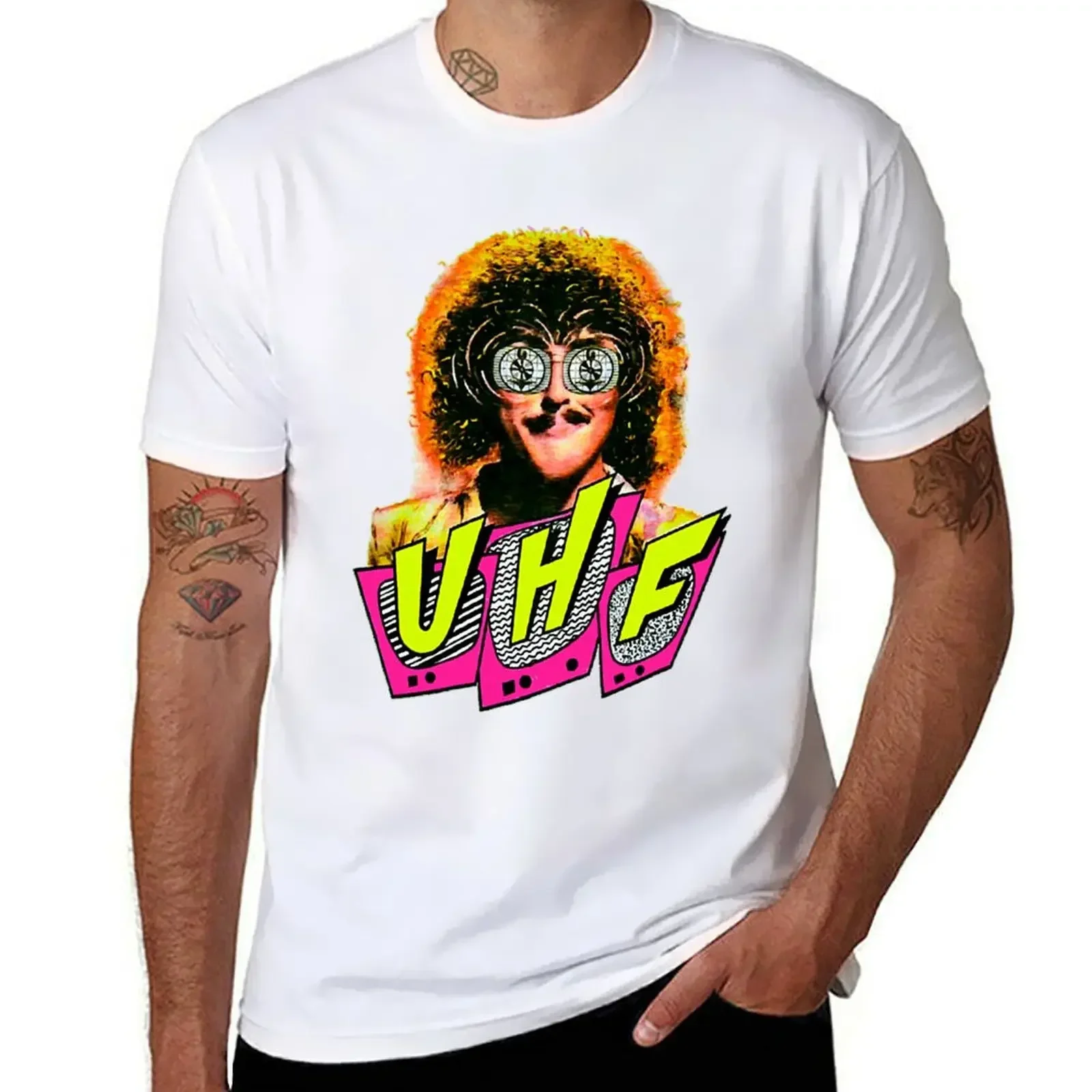 UHF Weird Al 1989 T-Shirt cute tops graphics t shirt men 100℅ cotton