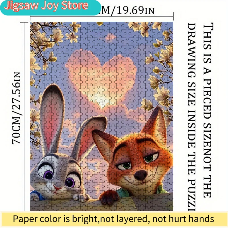 لغز زوتوبيا مناسب للبالغين والعائلات - لغز كبير وصعب بموضوع الحيوانات مع شخصيات جودي وسكراتش - سكراتش