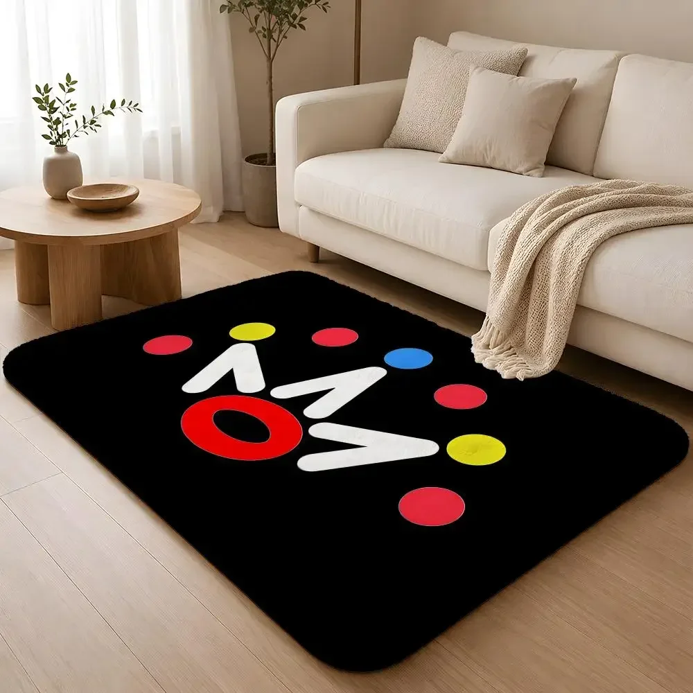 Fashion S-SCOTTY C-CAMERON Floor Mat Machine Washable Soft Flannel Area Rug, Non-Slip Absorbent Floor Mat for Living Room