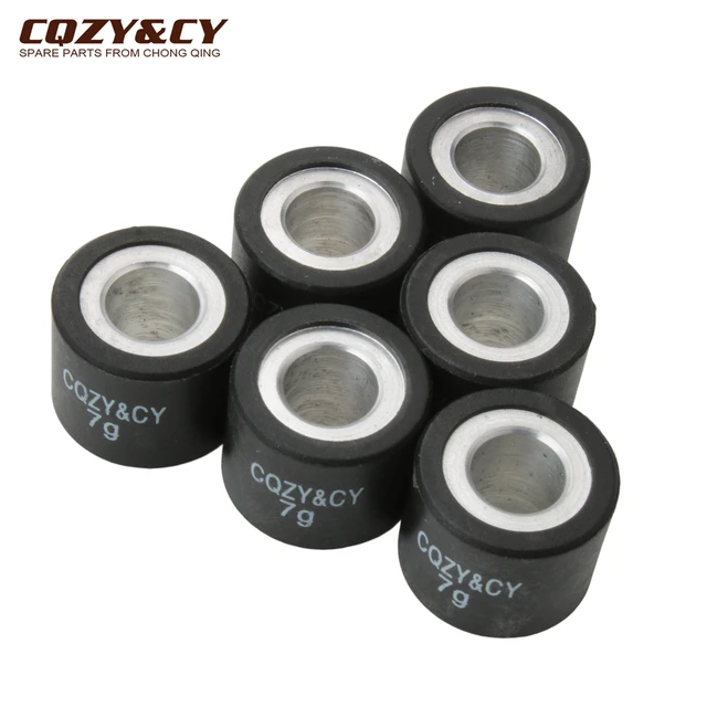 Wariator wyścigi rolki wagi 5g-8g 19x15.5mm dla Aprilia 50 Mojito Scarabeo Sport miasto jeden Sr fabryka Carb ulica Quattro 50cc