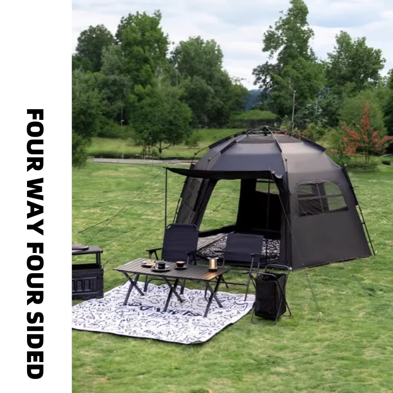 

Палатка — уличная, автоматическая, портативная, не требует установки, водонепроницаемое и солнцезащитное туристическое снаряжение для кемпинга на открытом воздухе