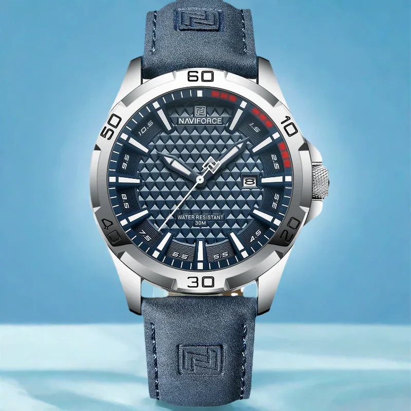

NAVIFORCE брендовые мужские модные кварцевые часы мужской кожаный ремешок спортивные водонепроницаемые наручные часы календарь часы Relogio Masculino