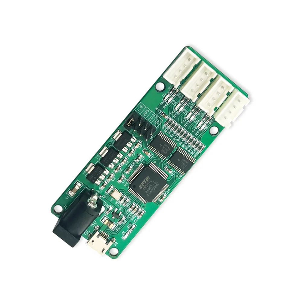 

LC-FT4232-4TTL USB to TTL Converter Module 4 Channel High Speed UART Serial Port Communication Board 5V 3.3V 2.5V 1.8V for PC