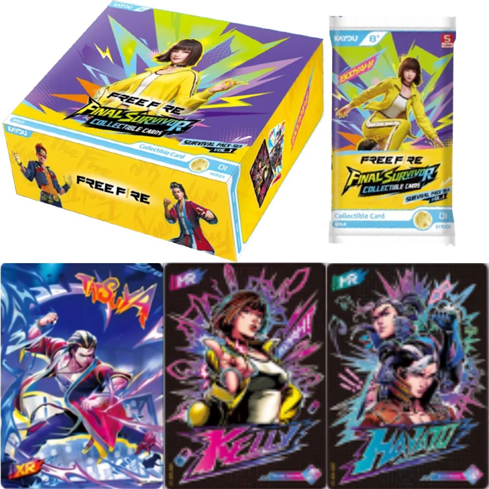 

Оригинальная коллекционная карточка KAYOU Free Fire (английская версия) — набор Final Survivor Survival Pack, игрушка-подарок