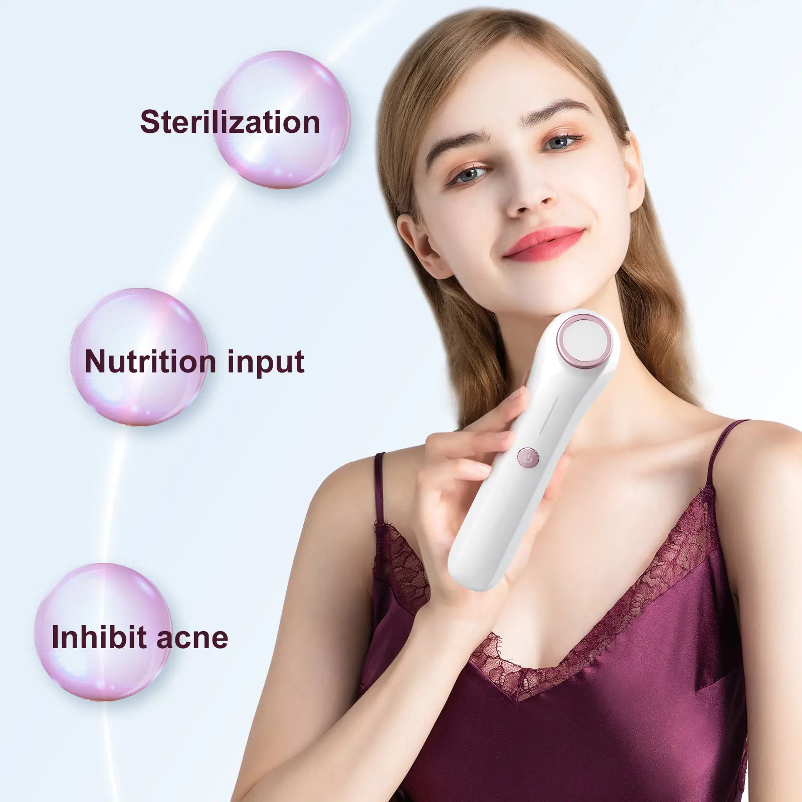 جهاز علاج الأوزون بالبلازما الفولاذي لإزالة ندبات حب الشباب وعلاج تبييض البشرة لمنتجعات الجسم