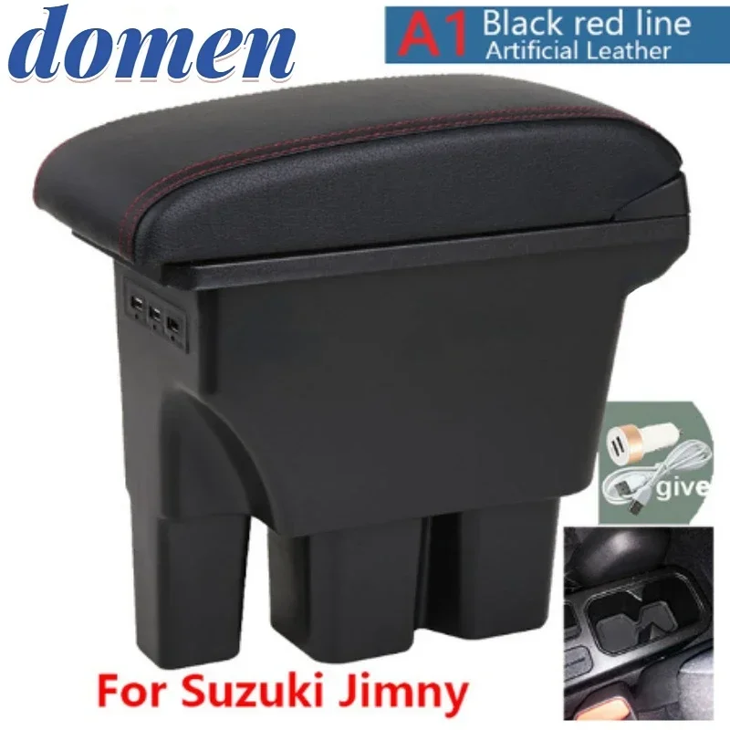 

NEW For Suzuki Jimny JB74 Car Armrest box 2020 2019 2018 2017 Retrofit parts Storage Box Interior details Car Accessories