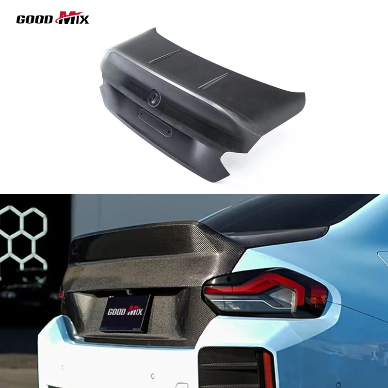 CSL Style Prepreg Dry Carbon Fiber Body Kit Rear Trunk Lid for BMW M2 G87 2023 - Auto Exterior Aero Part Aerokit