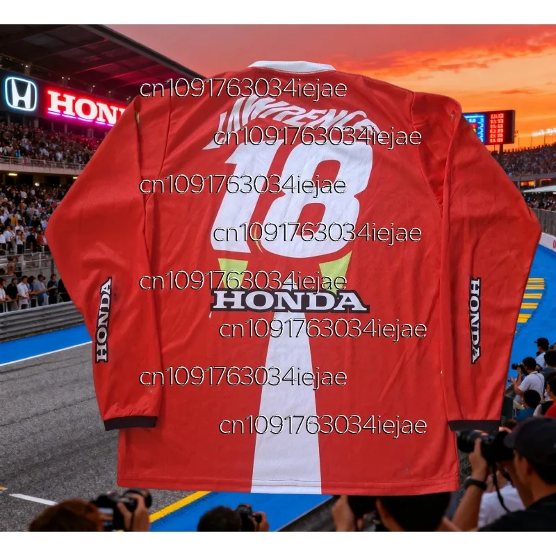 

2025 Honda Adventure Off Road Motorcycle Shirt Breathable Quick Dry Mountain Bike Jersey for Racing Enthusiasts