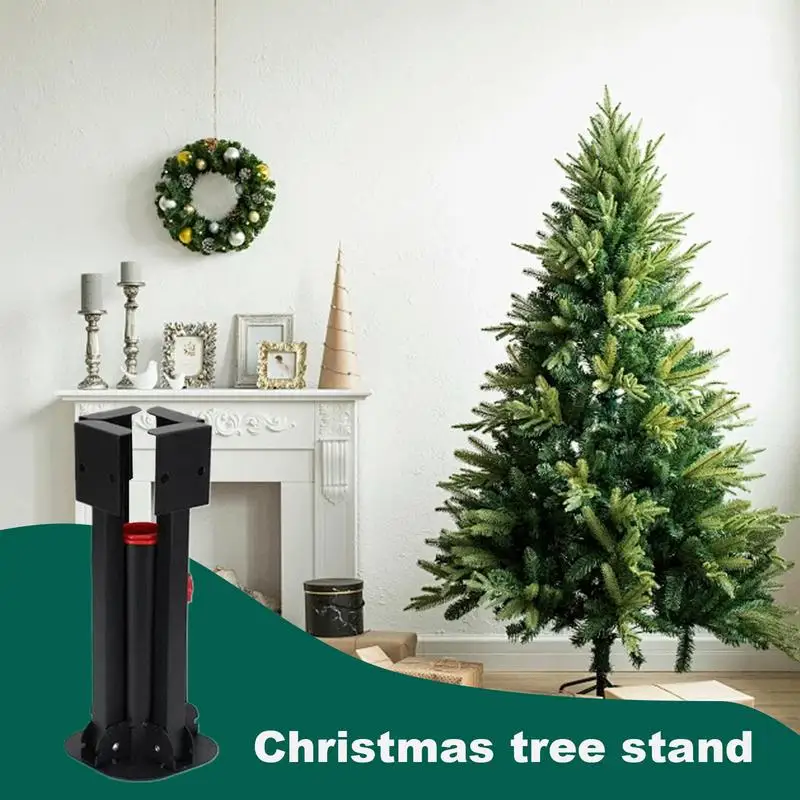 Christmas Tree Base Christmas Artificial Tree Pole Stand Christmas Tree Supplies Metal Replacement Stand Bracket Tree Support