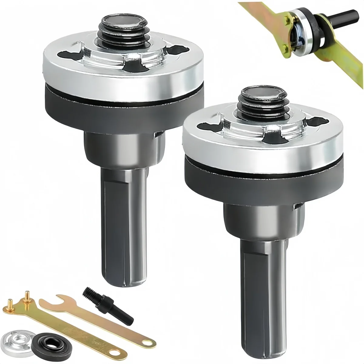 Three-Piece Angle Grinder Adapter Set, Suitable for Manual and Electric Dual-Purpose Conversion, Multifunctional Tool Adapter