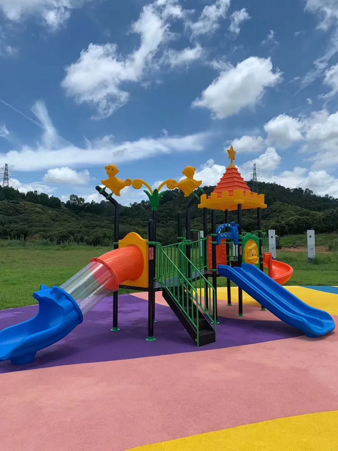 Giochi all'aperto dell'attrezzatura del campo da giuoco all'aperto dei bambini della scuola di alta qualità da vendere