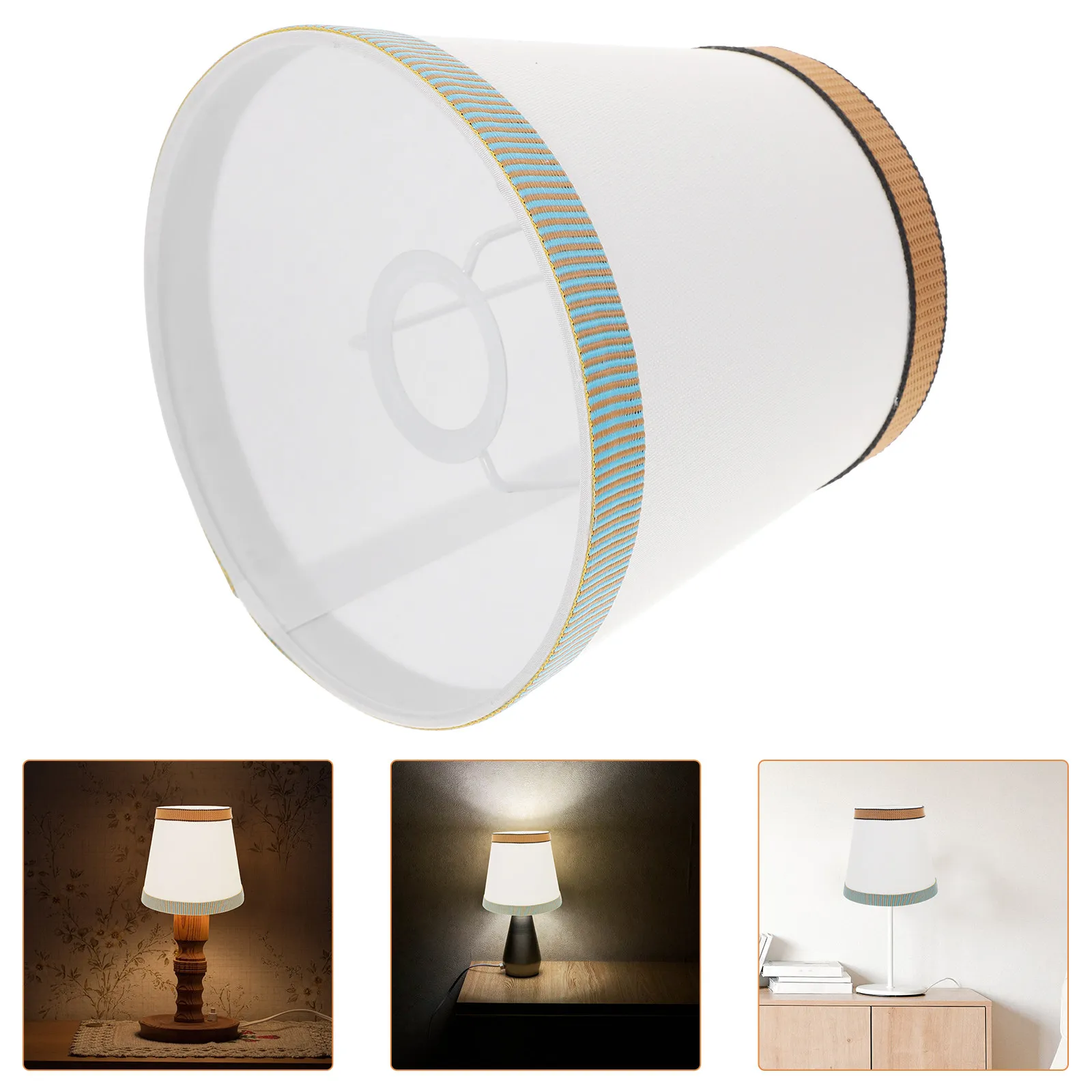 

Fabric Lampshade Simple Small Lamp Cover for Table Desk Floor Lamps Indoor Light Shade Replacement Lampshades Lamp Shades