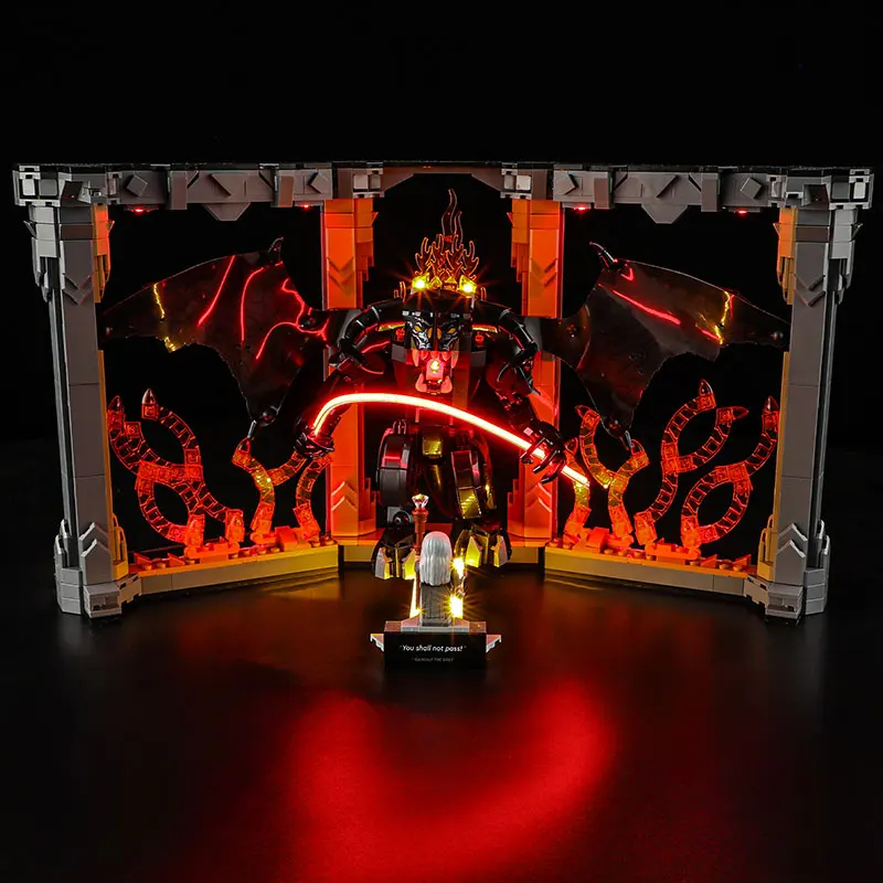 Zestaw oświetlenia LED do LEGO 10367 Balrog's Book Nook, lampka dekoracyjna, zabawka DIY, prezent (nie obejmuje klocków konstrukcyjnych, zestawów, modeli)