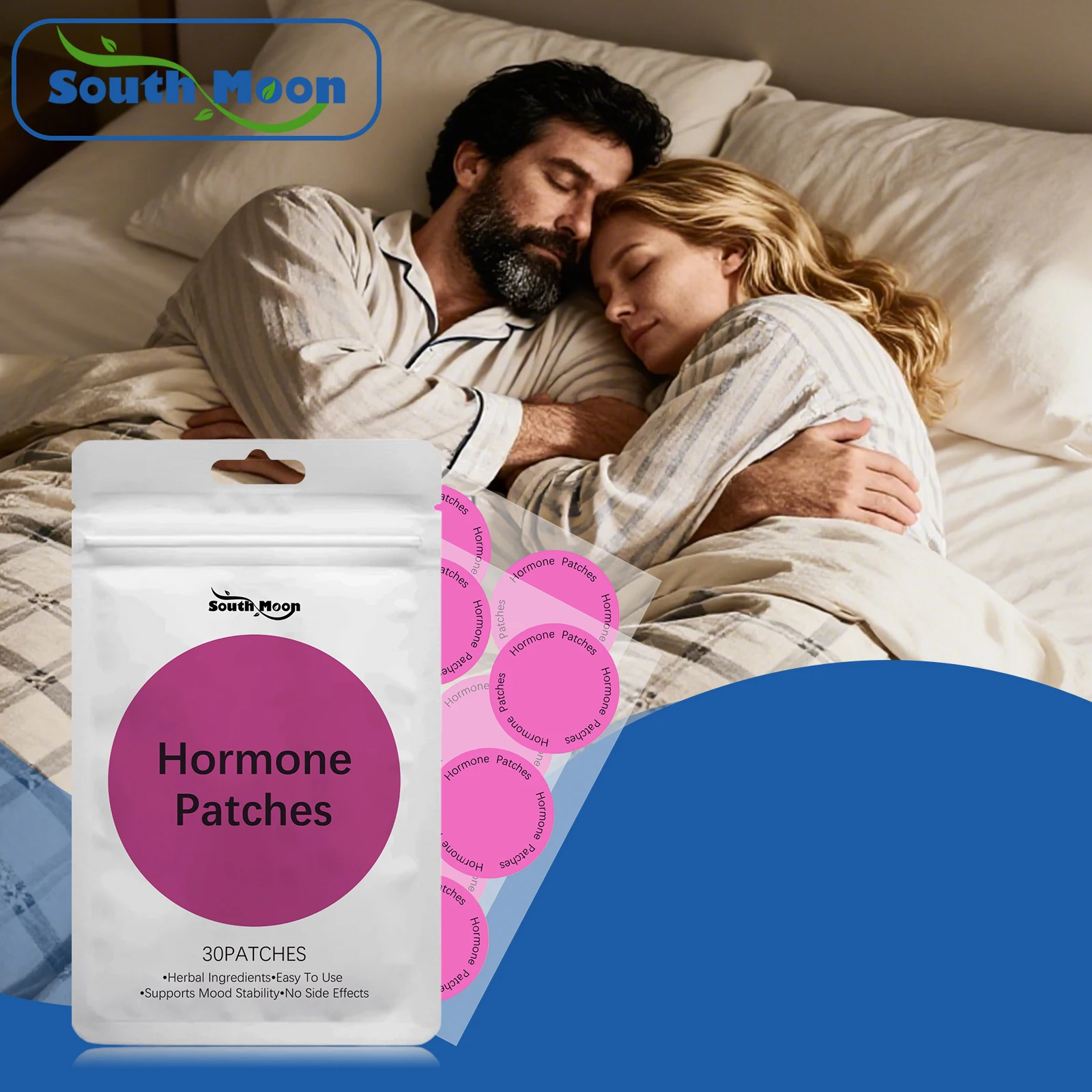 

30/60/90pcs Hormone Balance Transdermal Patches Improve Fatigue Mood Swings Relieve Menopause Women Hormonal Support Patches