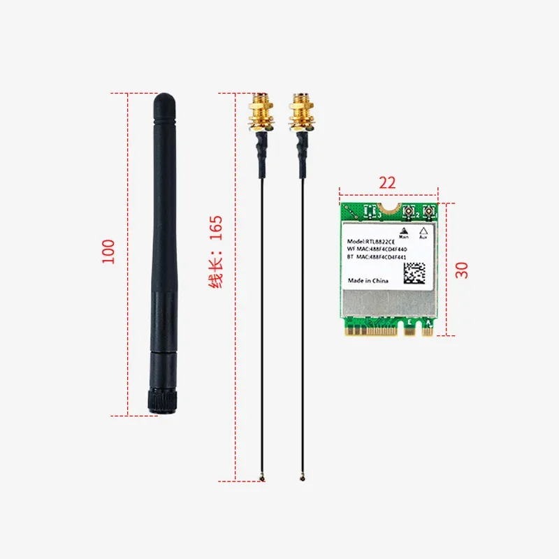 Jetson Nano/TX2 NX/Orin,dual Band 8822CE NGW,Wireless Network Card M.2 Bluetooth,WIFI Module