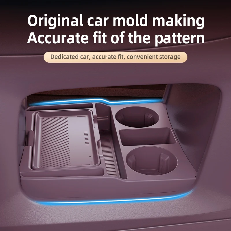 Suitable for 25 Models of Lantu Free+ Storage Box Under The Central Control, Lantu Zhiyin Car Supplies Restoration Accessories