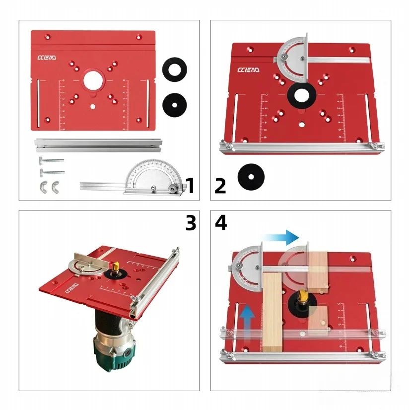 Aluminum Router Lift Base Kit - Diy Electronics Workbench 评论和价格