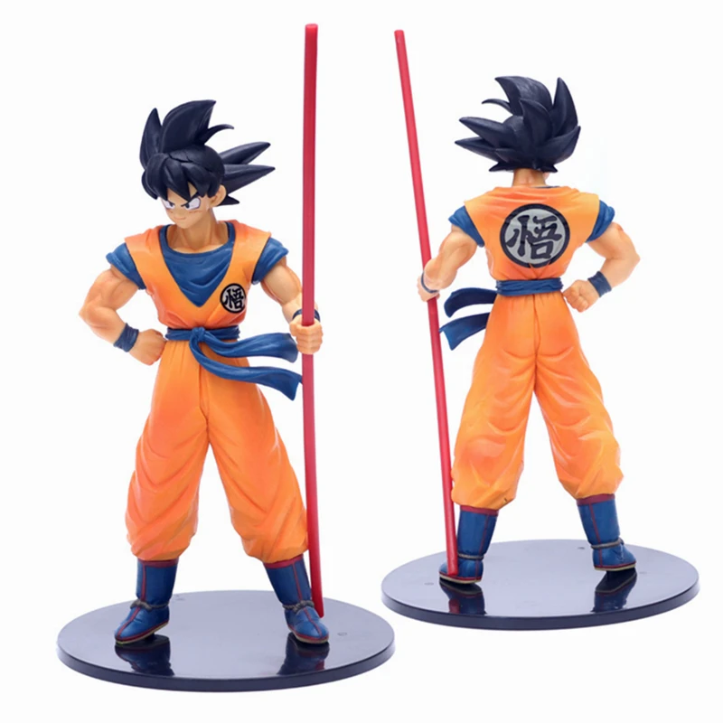 22cm Dragon Ball Son Goku Action Figure Anime Super Saiyan Model Childhood Memories PVC Statue Dolls Children Toys For Kids Gift