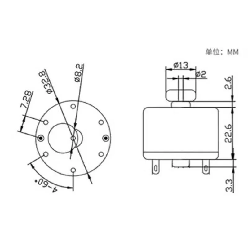

10 шт., 24 В постоянного тока, модель RC-520, вибрационный двигатель, мини-высокая скорость ​ ​ Эксцентриковый вращающийся массовый вибрационный двигатель 6000 об/мин