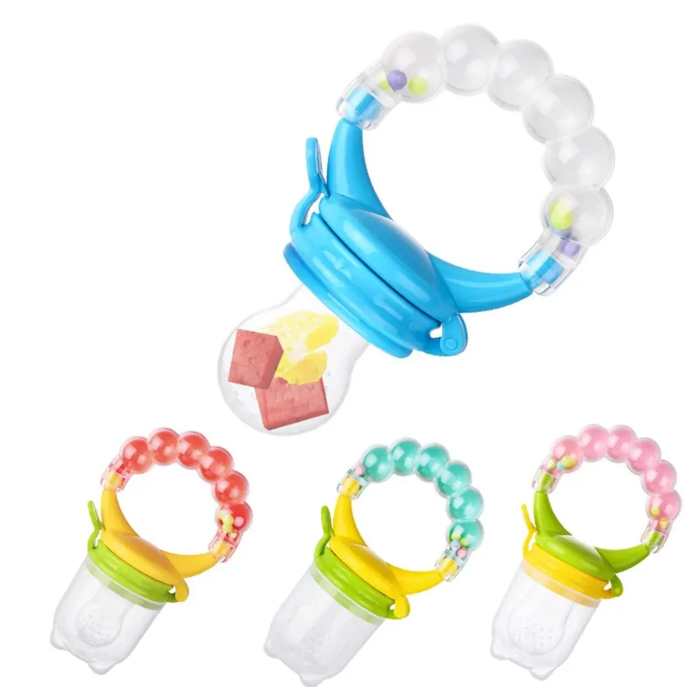 1PC Silicone Baby Pacifier Infant Nipple Kids Feeder For Fruits Food Baby Feeding Pacifier With Teether Toy for Teething Relief image 3