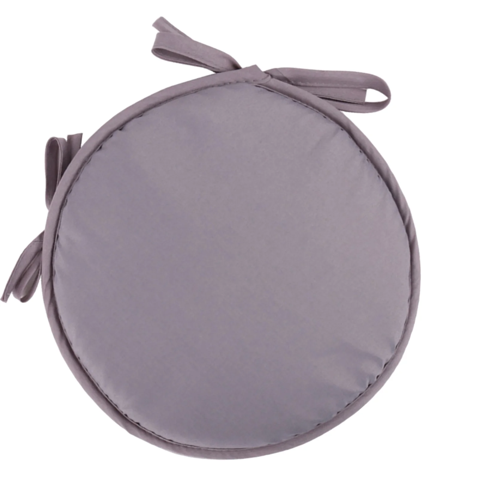 

1Pcs Round Seat Cushion Diameter 38cm Thickened Sponge Light Grey Chair Pad for Home Office Dining Room Sofa Car Use