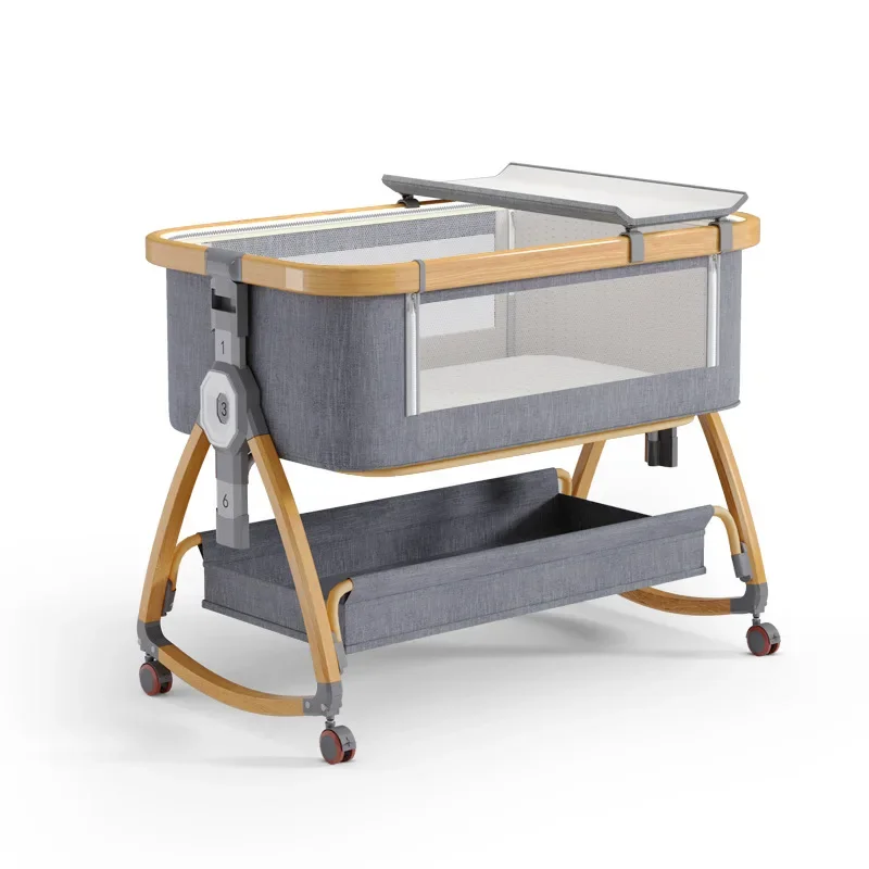 NEW Multifunctional Baby Cradle, Bed Swing, Changing Table and Bed in