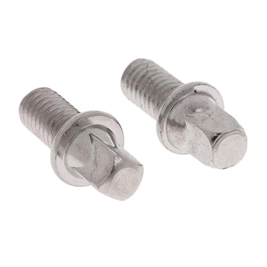 Heavy Duty Drum Bolts Stainless Steel Drum Screws Percussion Instrument Rods for Easy Drum Repairs