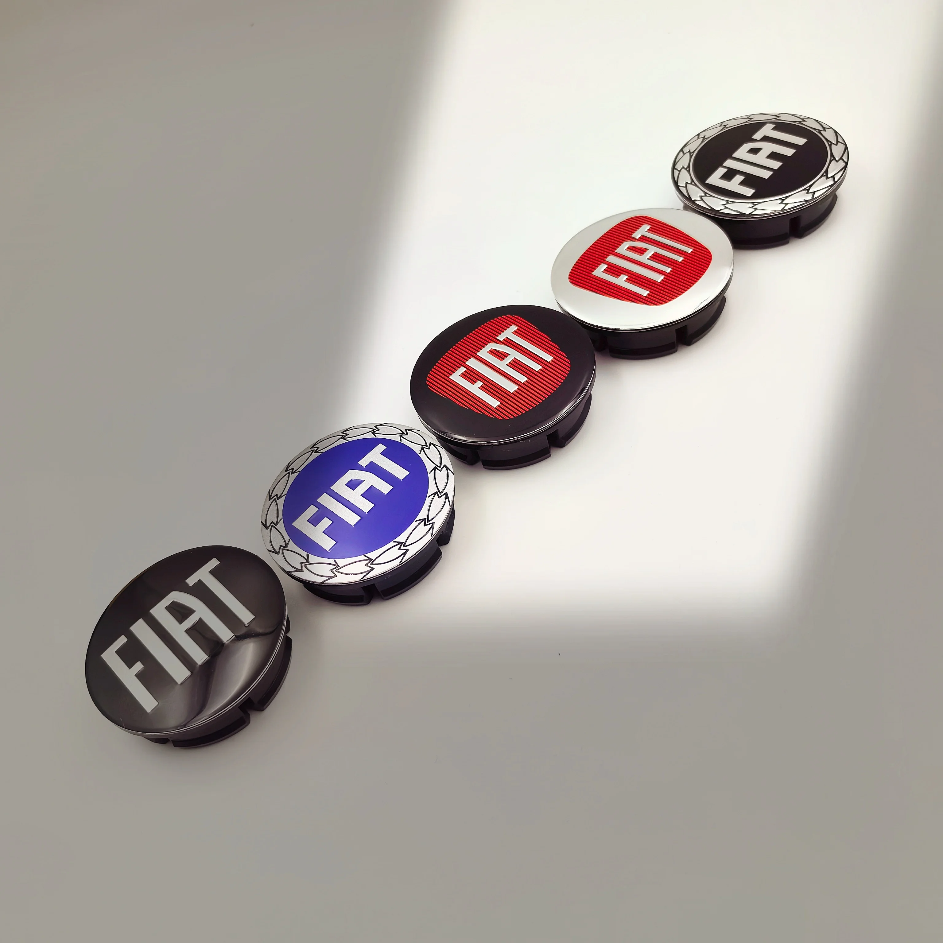 4/10/20pcs Fiat 49/50mm Car Wheel Center Hub Cap Emblem Badge Cover Car Styling Replacement Wheel Center Cap