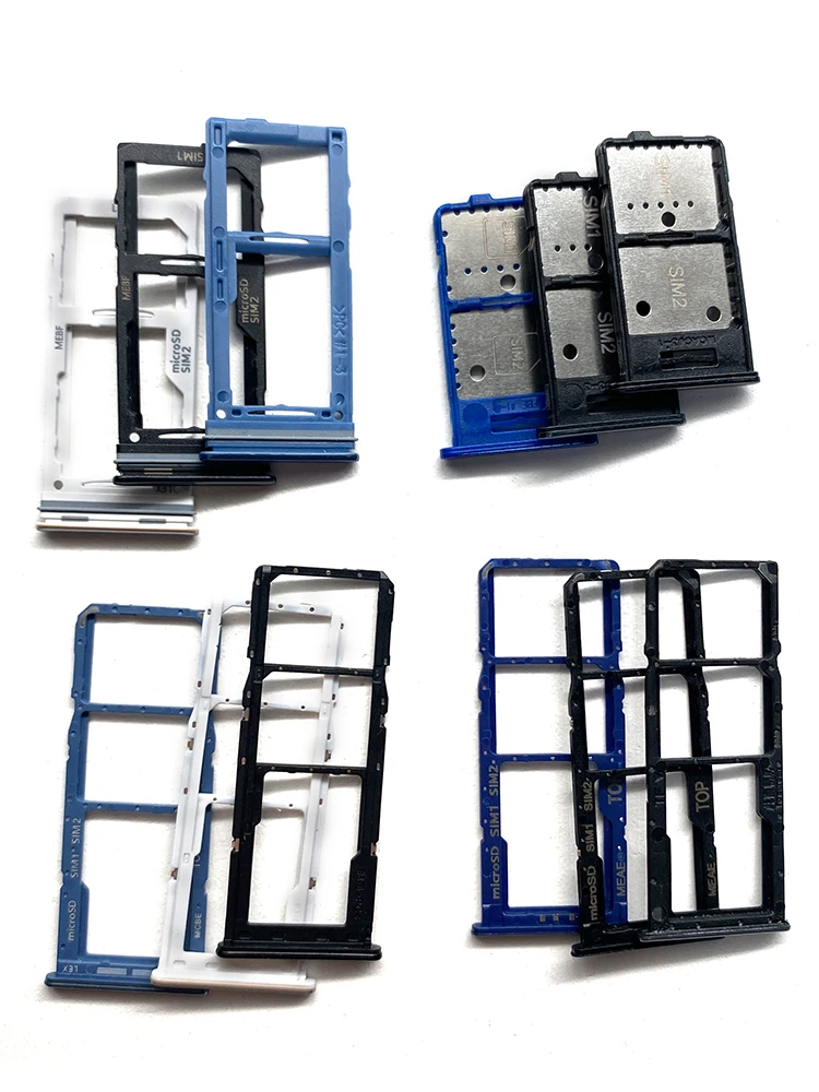 Sim Card Tray For Samsung M31S M32 M51 M52 Dual Micro SIM Card Slot Tray Holder SD Card Reader Parts