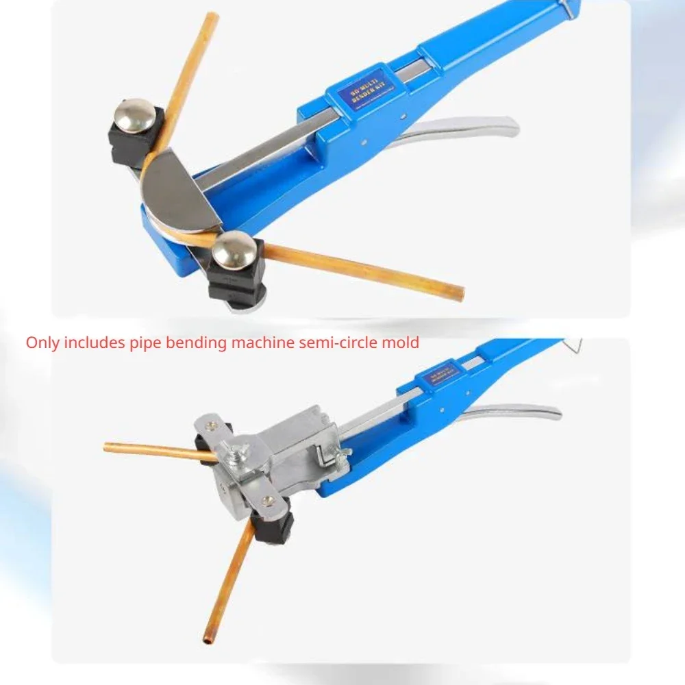 Air Conditioning Copper Pipe Bender DSZH CT-999F Aluminum Wheel  Fitting Pipe Bender Die Head Pipe Bender Semicircular Mould