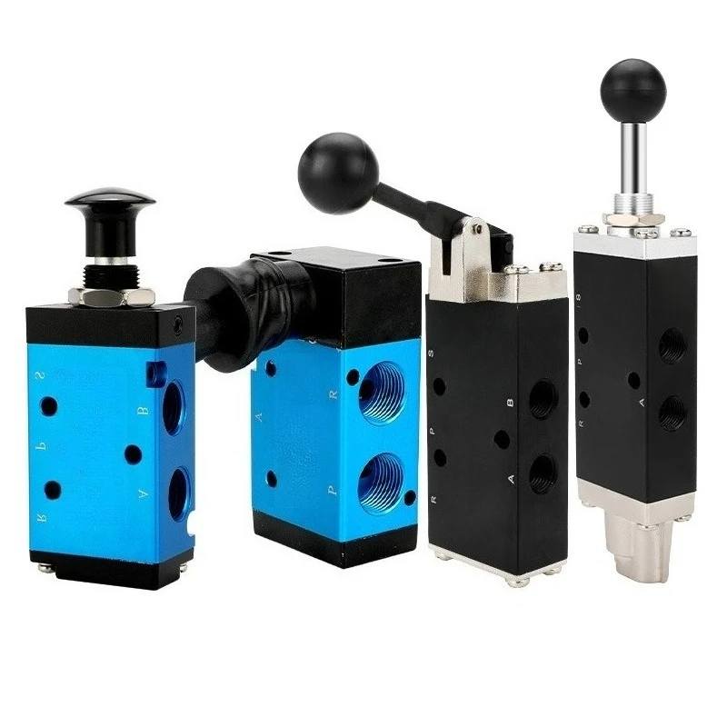 Manual Pneumatic Control Valve 4H210‑08 3H‑310 3R Hand‑Pull Reversing Air Valve For Cylinder Circuit Control Operation