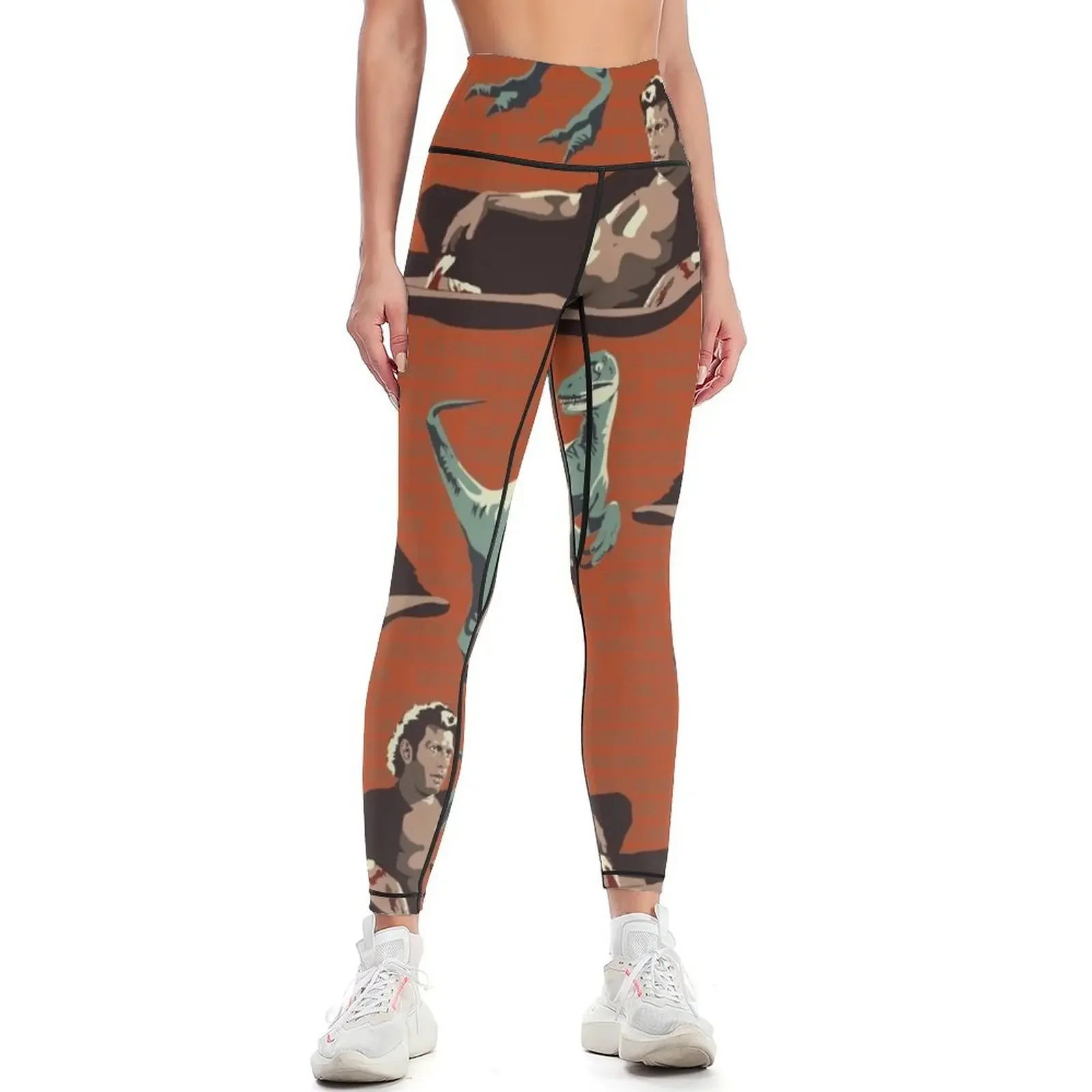 

Jurassic Geniuses Leggings Women's high waist workout shorts sportswear for gym gym top Womens Leggings