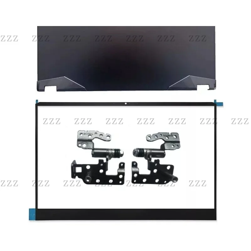 ZZ New for MSI GE76 Raider 10SGS SFS MS-17K1 LCD Back Cover+Front Bezel+Hinge Black