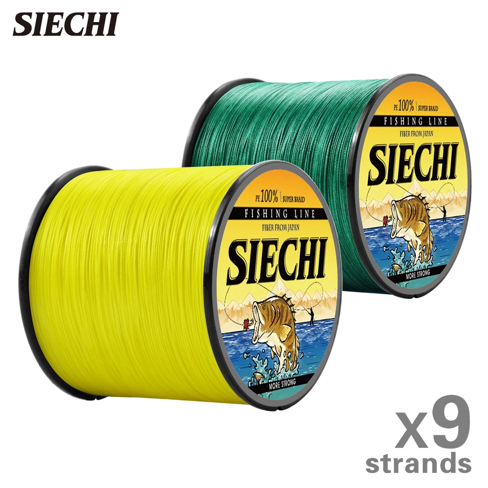 

Леска рыболовная плетеная из ПЭ, 9 нитей, 300-28,6 фунтов