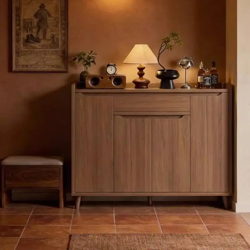 

Durable Decor Shoe Cabinet Accessories Minimalist Entrance Corner Shoe Rack Corridor Drawers Organizador Zapatos Furniture Home