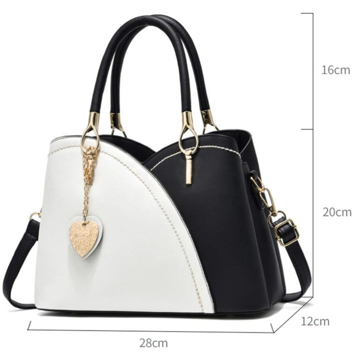 Mode dames lederen messenger schoudertas handtas met grote capaciteit