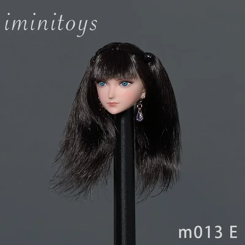 In Magazzino M013 Scala 1/6 Anime Bella Ragazza Testa Sculpt Cosplay Testa Giocata Modello per 12 ''Action Figure TBL PH Pale Corpo Bambole